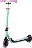 QKIDS BRO Kinderroller - Lenker 360°, ABEC-7, Aluminium, Bis 50kg - Blau/Rosa