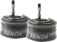 2 Stück 20 Zoll KENDA Fahrrad Schlauch 47/57-406 Dunlop Ventil DV