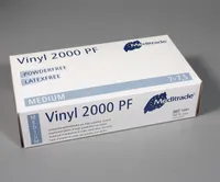 Meditrade® unisex Einmalhandschuhe Vinyl 2000 PF weiß Größe M 100 St.