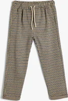 Koton Sweathose Beige Kariert