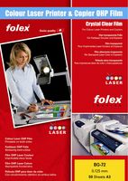 FOLEX Color-Laserfolie BG-72 DIN A3 transparent 50 Blatt