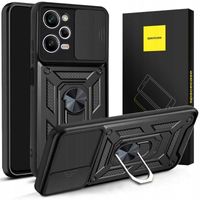 SPACECASE Camring puzdro na mobilný telefón kompatibilné s Poco X5 Pro/Note 12 Pro čierne