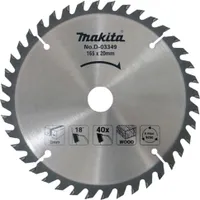 Makita Kreissägeblatt Ø165 x 20 mm Profi Sägeblatt 40 Zähne für Holz Laminat MDF