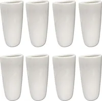 8er Set Luftbefeuchter Keramik Raumbefeuchter 350ml Heizkörper Verdampfer Wasserverdunster Inkl. Duftöl Verdunster für Heizung
