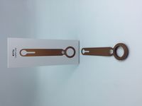 Apple AirTag Leder Loop saddle brown