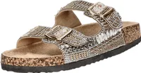 living UPDATED Damen-Pantolette mit Tieffußbett Gold, Farbe:multicolor, EU Größe:41