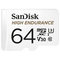 SanDisk High Endurance - 64 GB - MicroSDXC - Klasse 10 - UHS-I - 100 MB/s - 40 MB/s