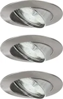 3 x Paulmann LED Einbaustrahler EBL Set RGB Wellness 3W Modul mit Fernbedienung