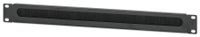 Intellinet 19" Kabeldurchführung - 1 HE - mit Bürstenleiste - schwarz - Schwarz - Stahl - 1U - 48,3 cm (19 Zoll) - 15 mm - 483 mm