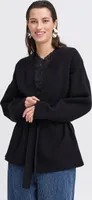 b.young BYOTARI Damen Strickjacke Feinstrick Cardigan Strickcardigan loose fit