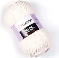 YarnArt Dolce genau wie Himalaya Dolphin Baby, Chenille, Kuschelwolle, Kuschelgarn, leami Y 745 naturweiß