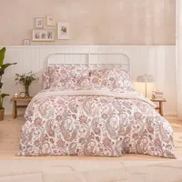 Estella Ateliers Satin- Bettwäsche-Garnitur Soley    Farbe beige Größe 155x220+80x80+40x80