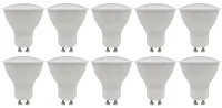 10er-Pack LED-Strahler McShine "PV-70-10" GU10, 7W, 540lm, 110°, 3000K, warmweiß