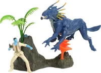Mcfarlane Toys Avatar W.o.p Deluxe Medium Actionfigur & Fahrzeug Jake Vs Thanator Figur Mehrfarbig  Mehrfarbig One Size
