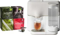 Avoury One Teemaschine – Premium Teemaschine für perfekten Teegenuss (Silver White, im Bundle)