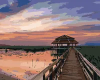 Zuty - Malen nach Zahlen - THAILANDSCHAFT, 40x50 cm, ohne Keilrahmen