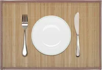 vidaXL 6 Bambus-Platzdeckchen 30 x 45 cm Braun