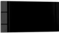 DEQORI Küchenrückwand Glas 80x40 cm 'Schwarz' Spritzschutz Bad Rückwand Küche