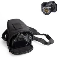 K-S-Trade Kameratasche Fototasche Schultertasche Umhängetasche kompatibel mit Canon EOS R6 Colt  für Systemkameras Schutzhülle bag Zubehörtasche