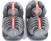 Verstellbares Hantelset 24KG - 2 STÜCK - Adjustable Dumbbell - Hantelset für Home Gym - Verstellbare Hanteln von 2,5kg bis 24 kg - Dumbell