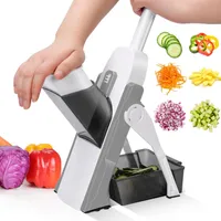 Gemüseschneider, Gemüsehobel, Küchenhobel, Gemüsereibe, Mehrzweckschneider, Kartoffelschneider, für Scheiben Julienne, Mandoline