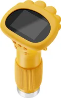 1080P mini mikroskop pro děti, 1000x přenosný digitální mikroskop, podpora manuálního zaostřování s LED osvětlením, nahrávání fotografií a videa, dobíjecí dalekohled na baterie, PSTEM vzdělávací hračka pro interiér i exteriér, vánoční a narozeninový dárek pro chlapce a dívky