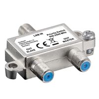 ORSEM Digitale Vorrang Schalter verteilt schaltet 1 LNB auf 2-SAT Receiver Switch FULL HD 4K Verteiler für Satelliten-Anlagen