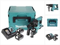 Makita DHR 264 2x 18 V / 36 V akumulatorowa wiertarko-wkrętarka SDS-PLUS w zestawie Makpac + 2x akumulator BL 1860 6,0 Ah + szybka ładowarka DC18RC