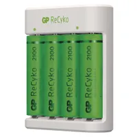 GP Nabíječka baterií Eco E411 + 4× AA ReCyko 2100, B51414