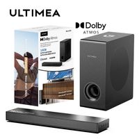 Ultimea Nova S50 - Dolby Atmos Soundbar für TV Geräte, BassMax, 3D Surround Sound System für TV-Lautsprecher, 2.1 Soundbar TV mit Subwoofer, Slim Bluetooth Sound Bars für Home Theater