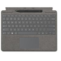 Microsoft Surface Signature Pro 8/9/X Type Cover+SlimPen2 AT/DE Platin *NEW*