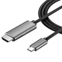 INF USB-C zu HDMI Kabel 4K 2 Meter, USB C auf HDMI-Kabel, UHD 4K/30Hz, USB Typ C zu HDMI Adapterkabel, 2 Meter