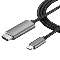 INF USB-C zu HDMI Kabel 4K 2 Meter, USB C auf HDMI-Kabel, UHD 4K/30Hz, USB Typ C zu HDMI Adapterkabel, 2 Meter