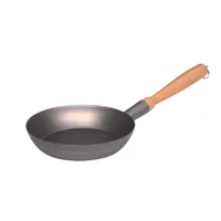 RIESS 0564-123 Eisen Holzknechtpfanne Ø 24 cm mit Holzgriff / Eisenpfanne