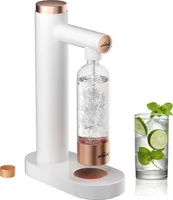 HOMELUX Wassersprudler, Sprudelwasser Maschine Mit 1L PET-Flaschen Bpa-Frei, Soda Maker, Wasser Sprudel GeräT, Water Carbonator, Weiß