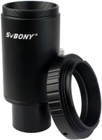 Svbony Teleskop Kamera Adapter 1,25" M42 T2 T-Ring Adapter Aluminium T2 Adapter Kompatibel mit Canon EOS Rebel SLR DSLR