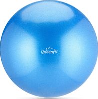 Queenfit® Cvičebná lopta - 23 cm - Malá lopta na pilates, tréningová lopta, fitness lopta, lopta na sedenie pre fitness, pilates, domácu posilňovňu, cvičenie, fyzioterapiu