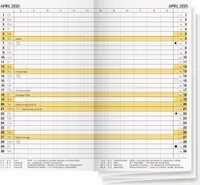 BRUNNEN Kalender 2025 Faltkalender-Einlage 9x15cm 10-74600005