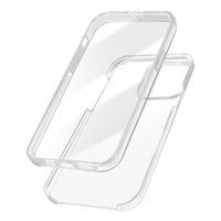 Schutzhülle für Apple iPhone 14 Pro Max, Vorder- + Rückseite – Transparent