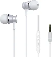 Sluchátka Langsdom M305 Metal in Ear White