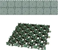BigDean16x Rasengitter Paddockplatte 50x50 cm Rasenmatten Rasenwaben Kiesgitter Parkplatzrasen 4 m²