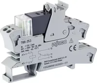 WAGO Relaismodul;Eingangsnennspannung DC 12 V;1 Wechsler 788-353