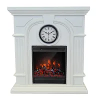abc HOME | Elektrischer Kamin | klassischer Stil | Fernbedienung | Heizfunktion | realistische Flamme