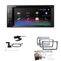 Pioneer AVH-A240DAB Autoradio Bluetooth DAB DVD USB passend für Opel Corsa D 2006-2014 stealth black ohne Canbus