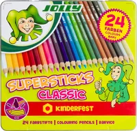 JOLLY Superstick kinderfest CLASSIC sort., 24er 3D-Metalletui