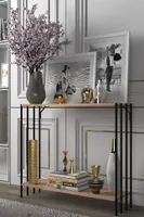 Skye Decor, Verona, Anrichte, Schwarz, 90 x 26 x 80 cm