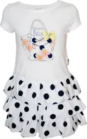 Stummer Mädchen Sommerkleid Weiß Gr. 140