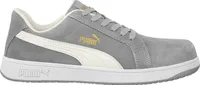Puma Sicherheitsschuh Iconic Suede Grey Low nach EN ISO 20345:2011 S1P ESD FO HRO SR grau  Größe 44