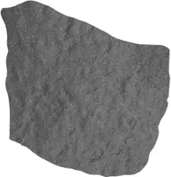 Trittstein, Gartenplatte in Steinoptik, Gehwegplatte Gummi 42x53x2,3cm
