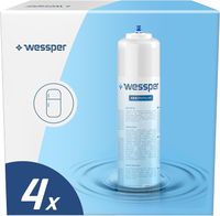 Wessper Vodný filter pre chladničku, náhradné kazety vodného filtra kompatibilné s chladničkami Samsung Side By Side, DA29-10105J, BOSCH, SIEMENS, LG, SMEG - 4ks